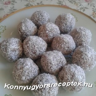 Kókuszgolyó zabpehelyből