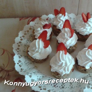 Habos diós epres  mini tortácskák 
