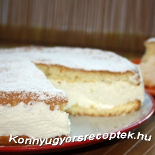 Tejszínes túrótorta