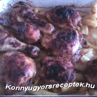 Fokhagymás csirkeszárny