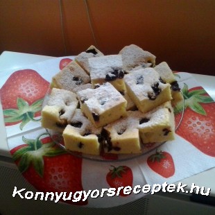 Olcsó meggyes piskóta