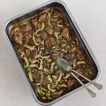 Hagymás-gombás csirkemáj