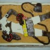 Vajkrémes marcipános torta