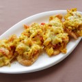 Tojásos-lecsós csirkemellszelet