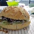 Óriás hamburger