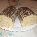 Diós-mascarponés piskótatekercs