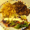 Gyros tál házilag