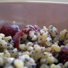 Diétás mákos meggyes bulgur