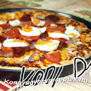 Magyaros pizza KD módra - KD pizza