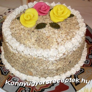 Pillenkönnyű dió szelet